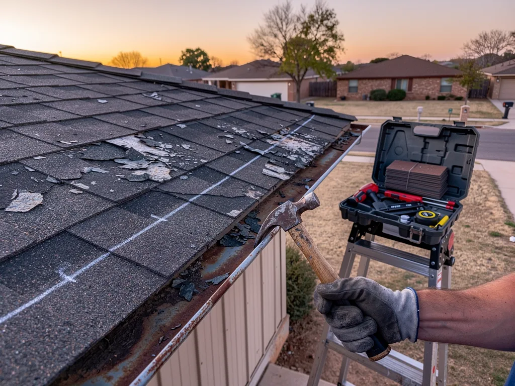 DIY vs when to call a pro for a Midland roof